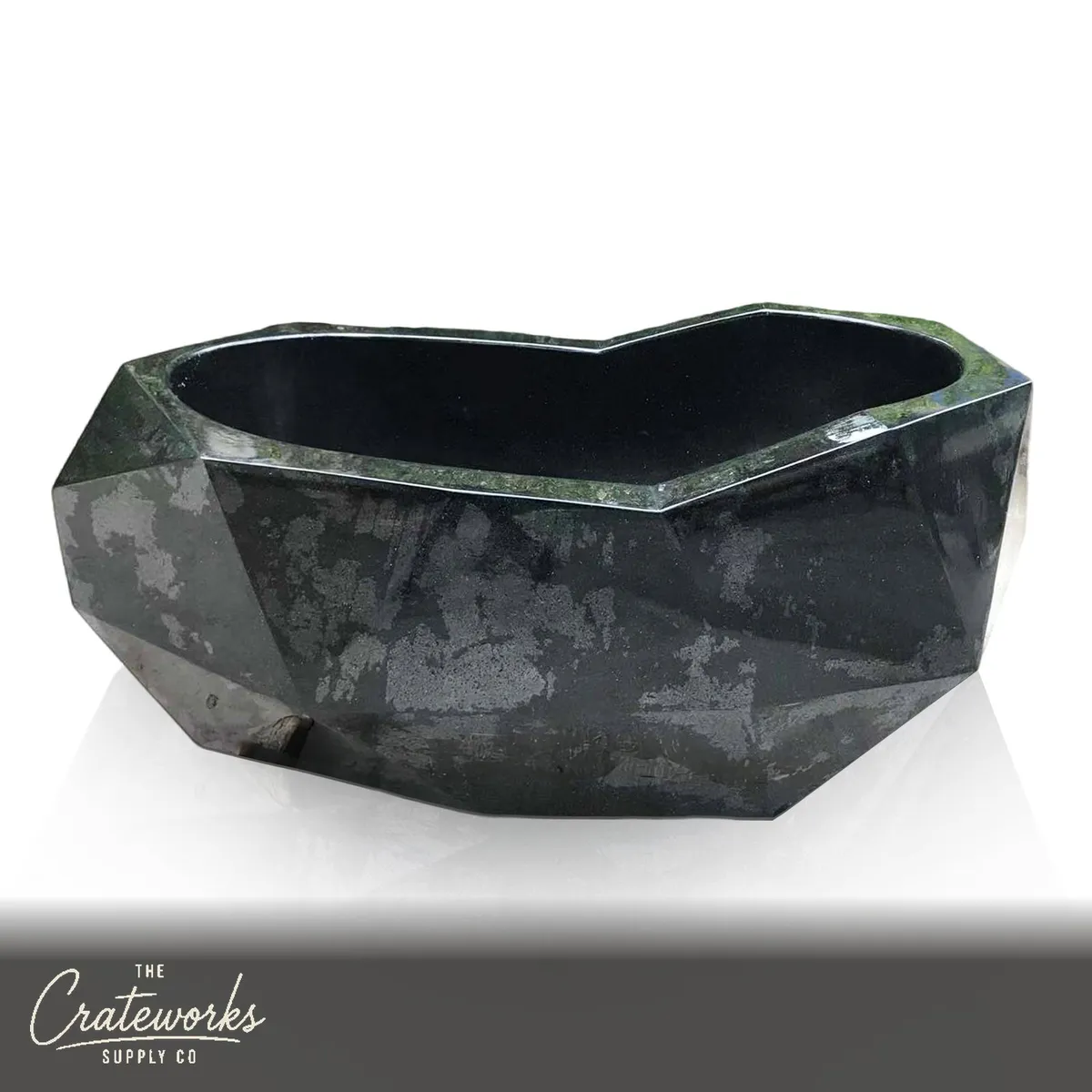 Absolutely Black Granite Tub