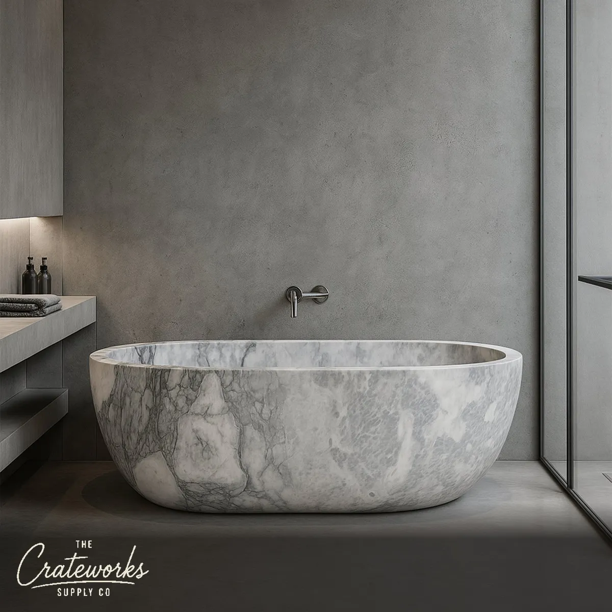 Arabescato Stone Bathtub