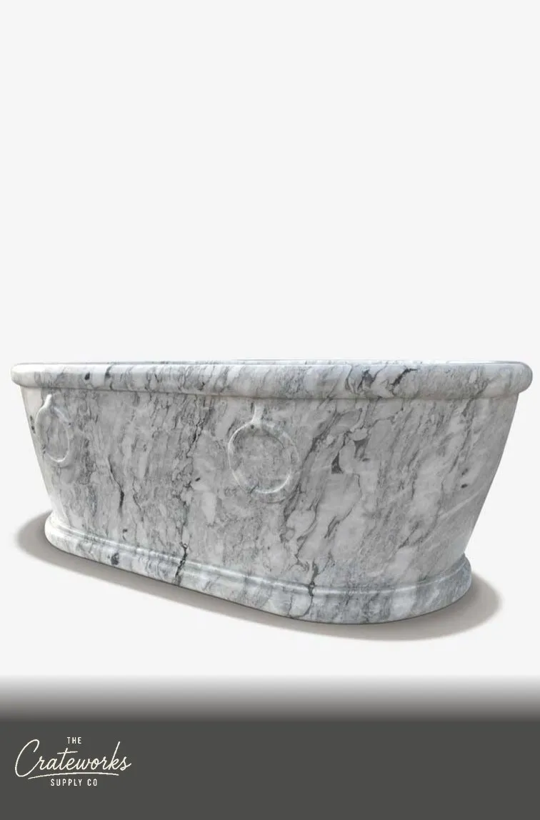 Classic Stone bathtub, detail 3