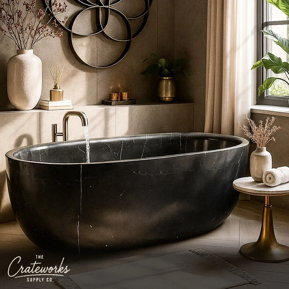 Black Marble bathtub