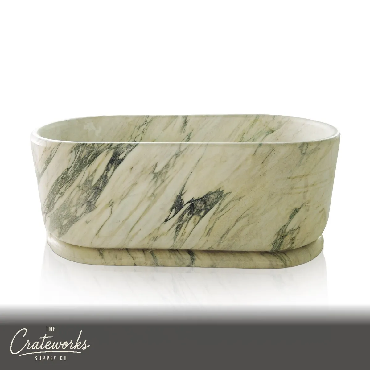 Calacatta Monet Marble Bathtub 70.87" Long
