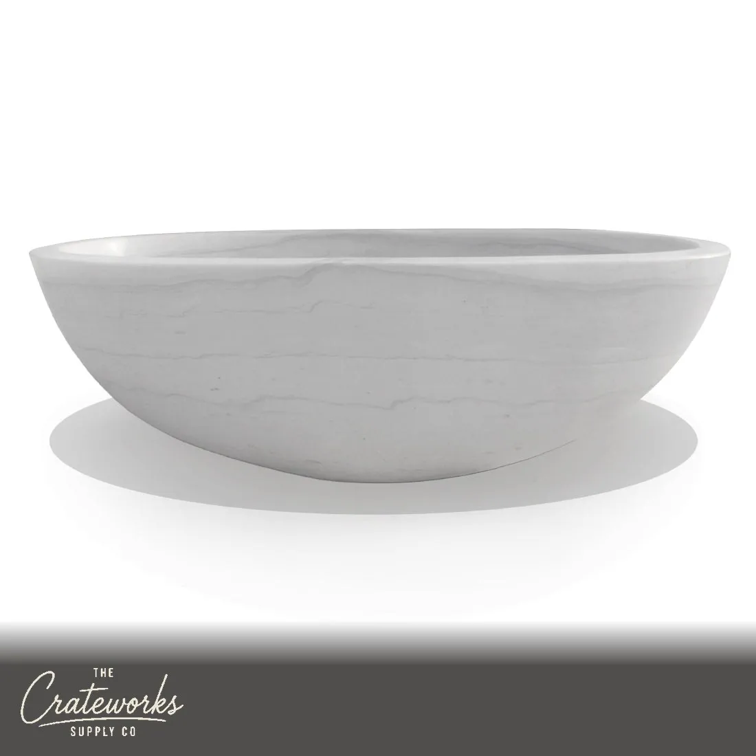 White Marble tub for sale, detail 3