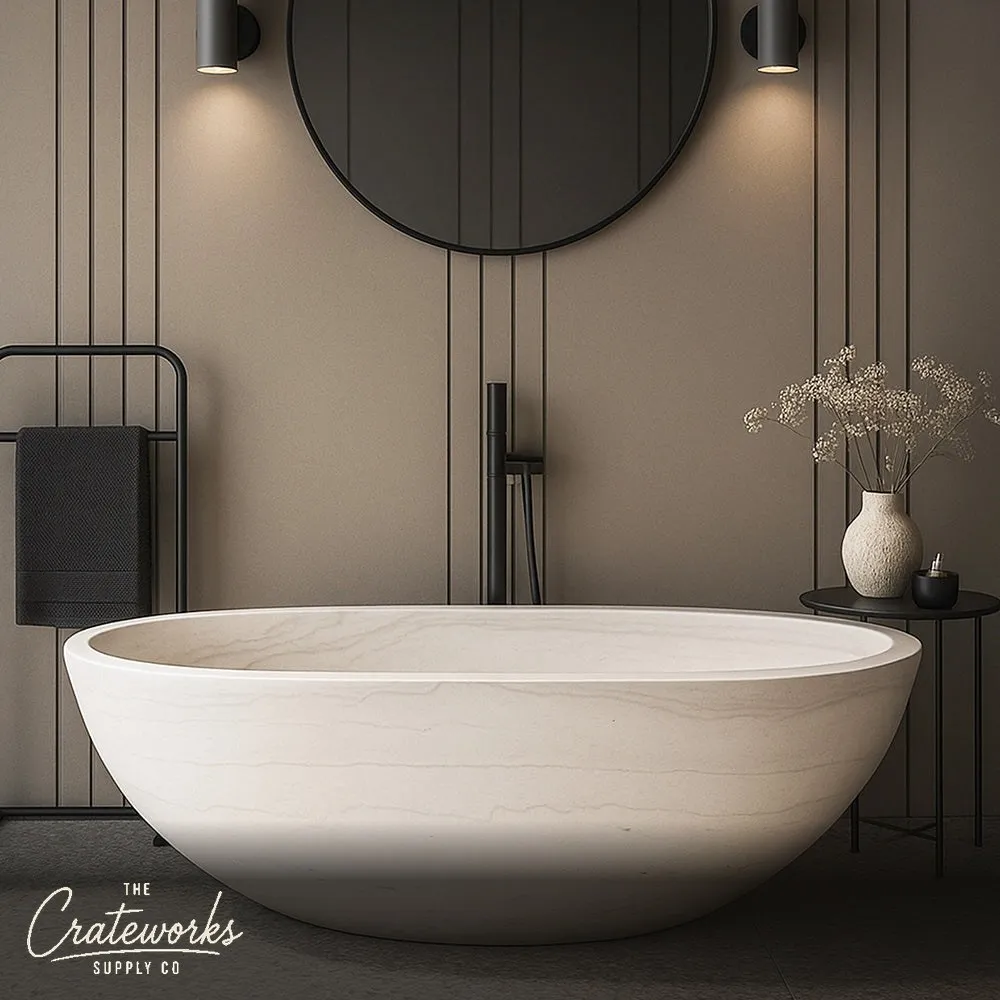 White Marble tub for sale