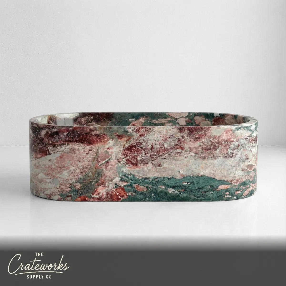Four Seasons Marble Freestanding Bathtub - Elliptical