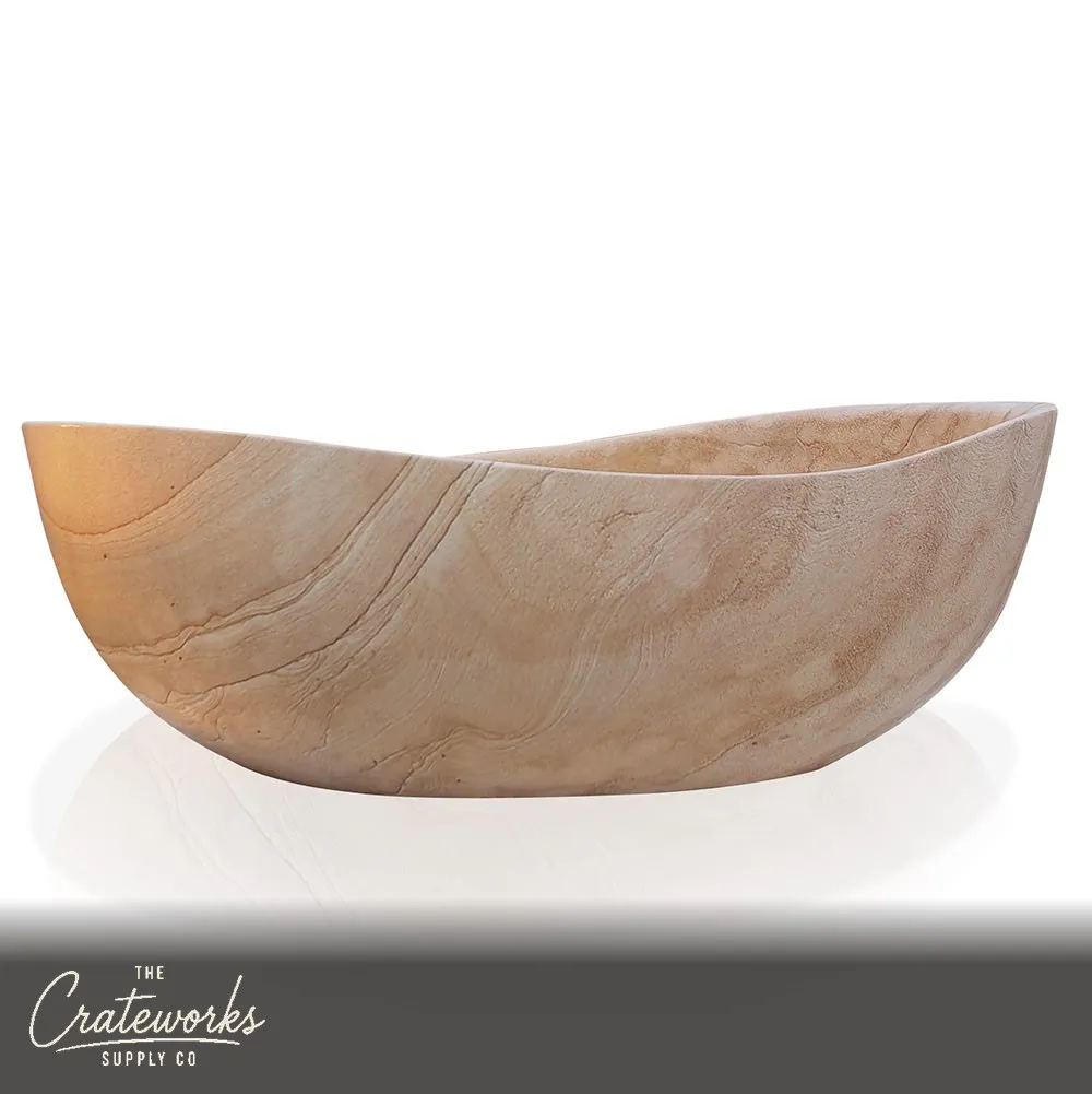 Stone bathtub Sandstone Bathtub Freestanding Large