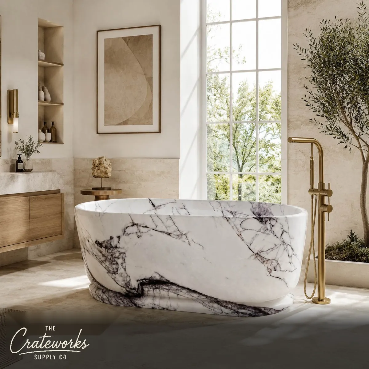 Marble bath in Milas Lilac