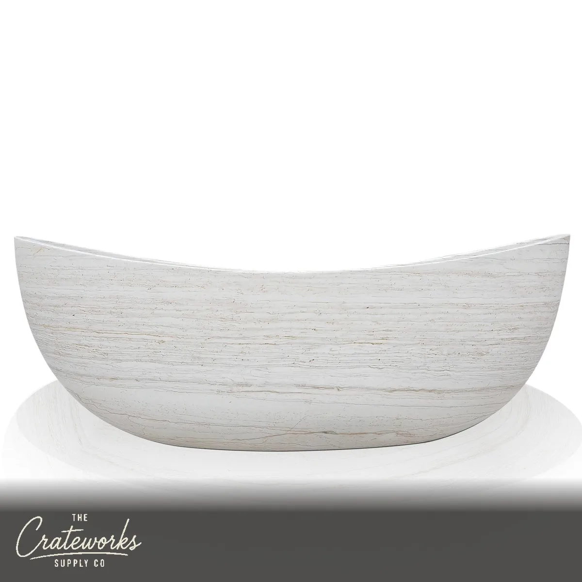 White marble bathtub large Double Slipper Stone Tub InStock For Sale