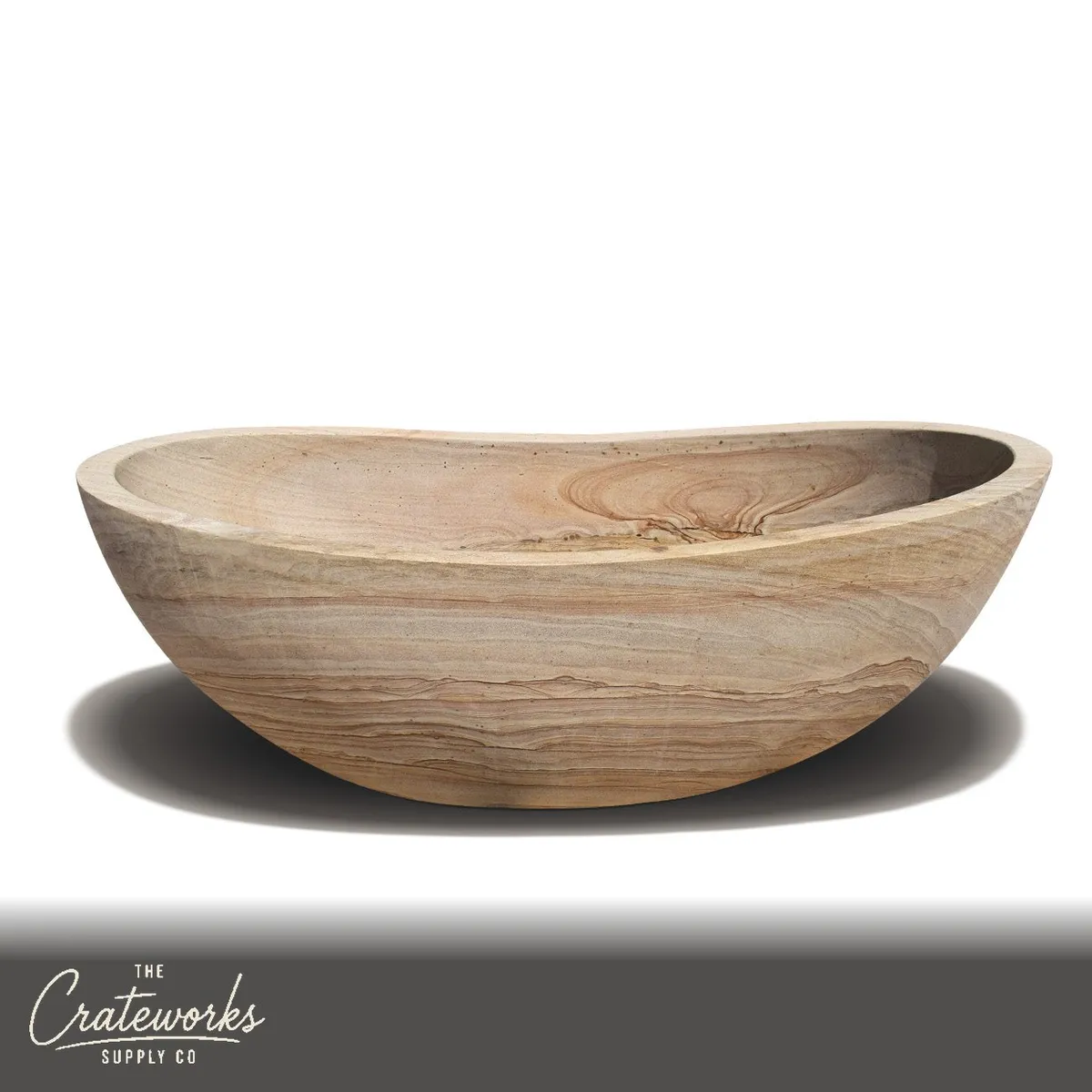 Stone bath tub made by sandstone