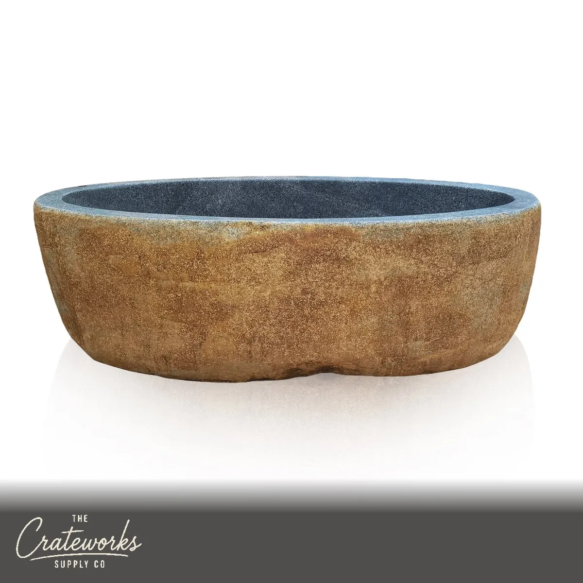 Custom Riverstone Bath