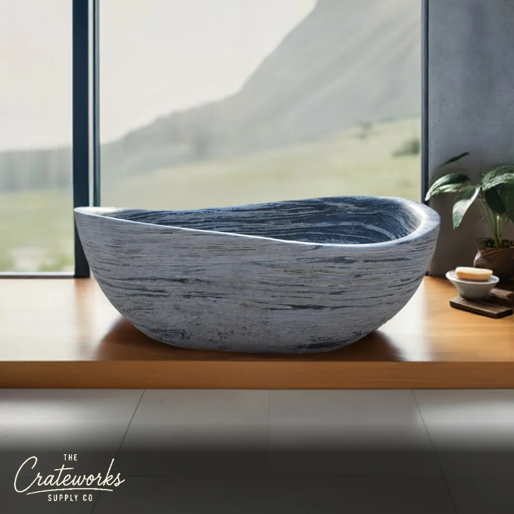 Stone Bathtub Grey sandstone, detail 1