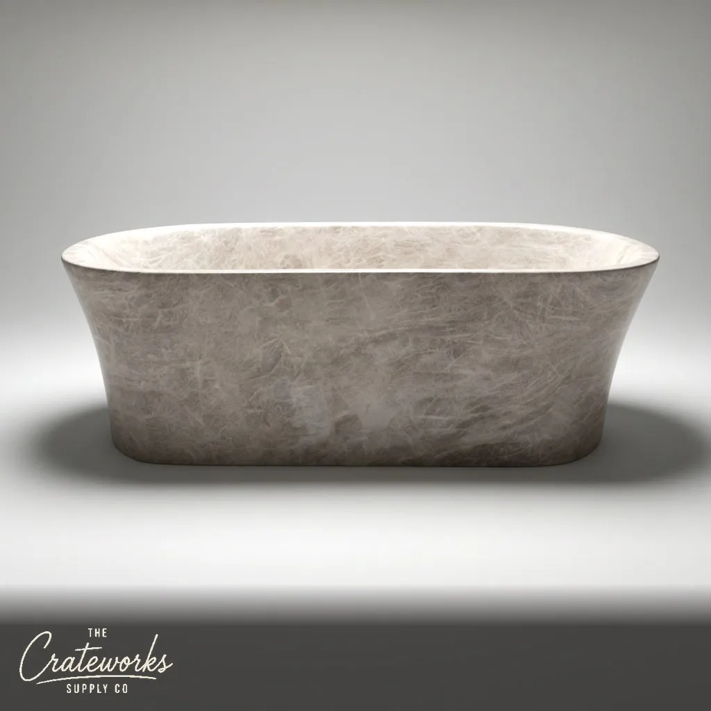 Taj Mahal Freestanding Bathtub — Luxury Marble Tub
