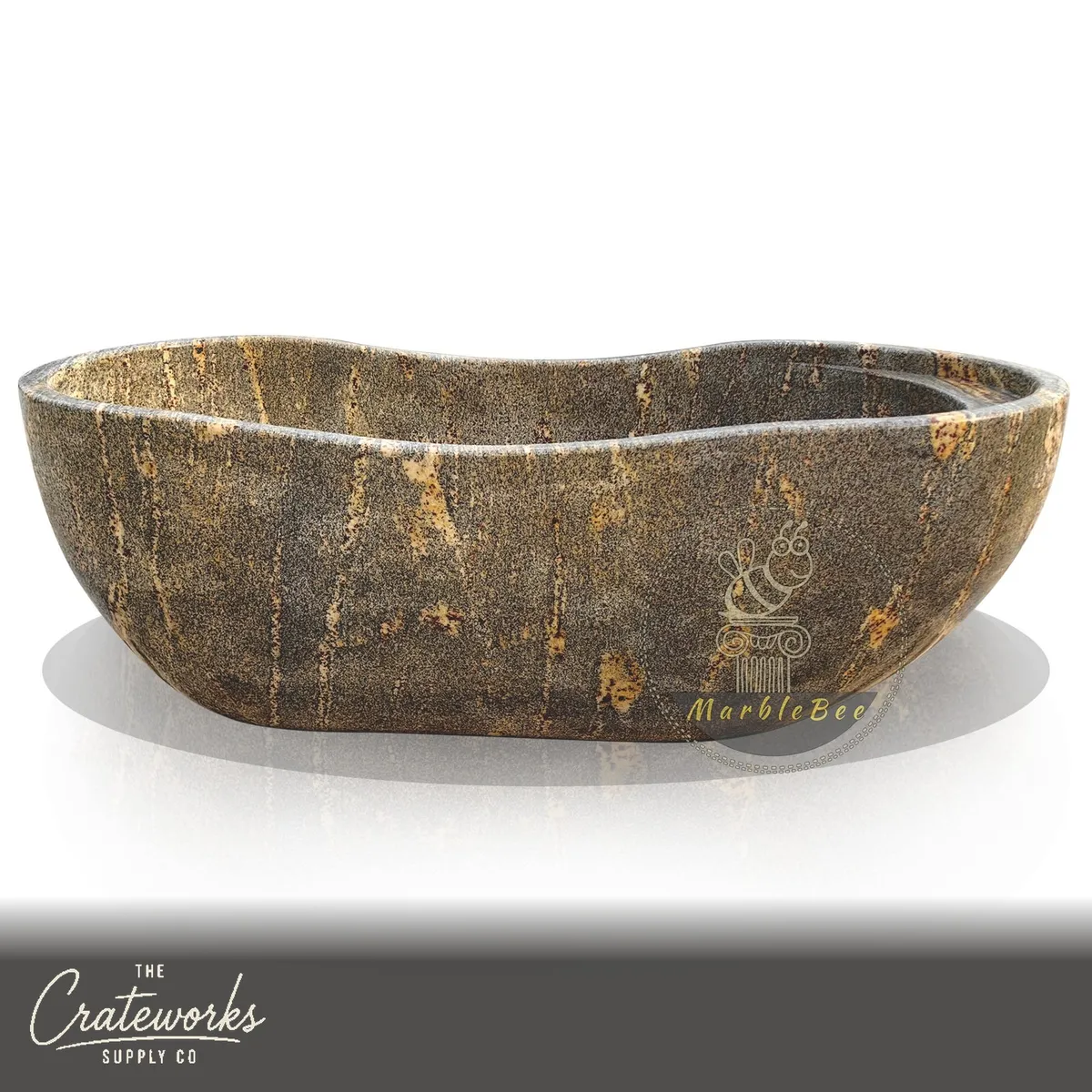 Granite bathtub Brown Color Tiger Vein