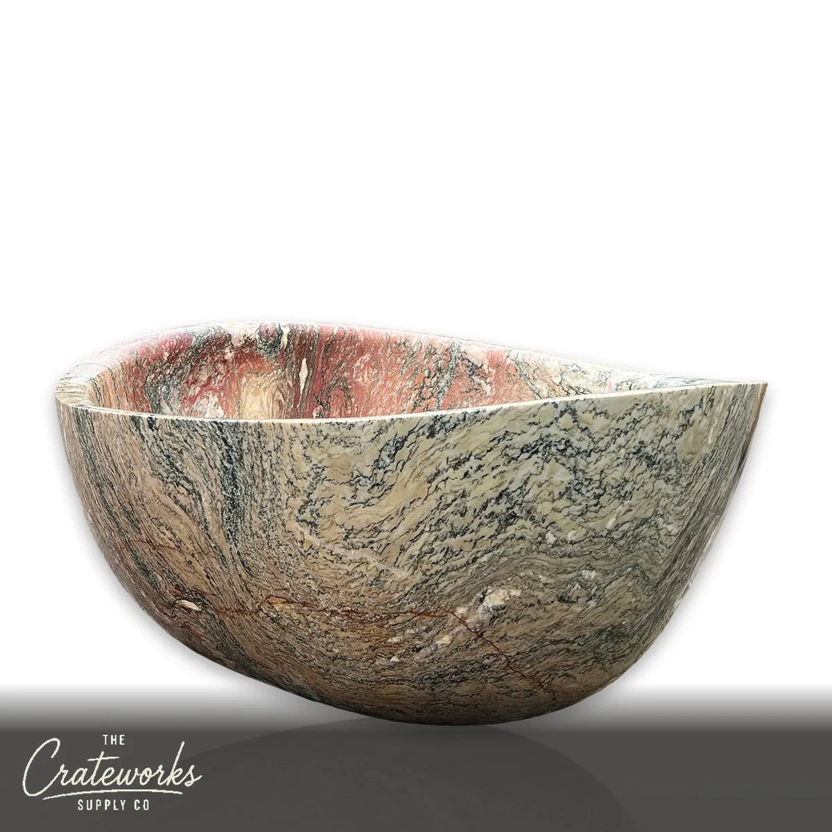 Natural Stone Bathtub 57.48" Long