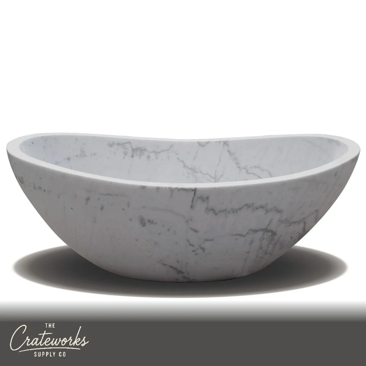 Stone bathtub white tub