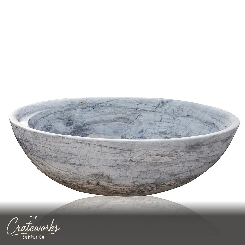 Marble bathtub classic oval shape design