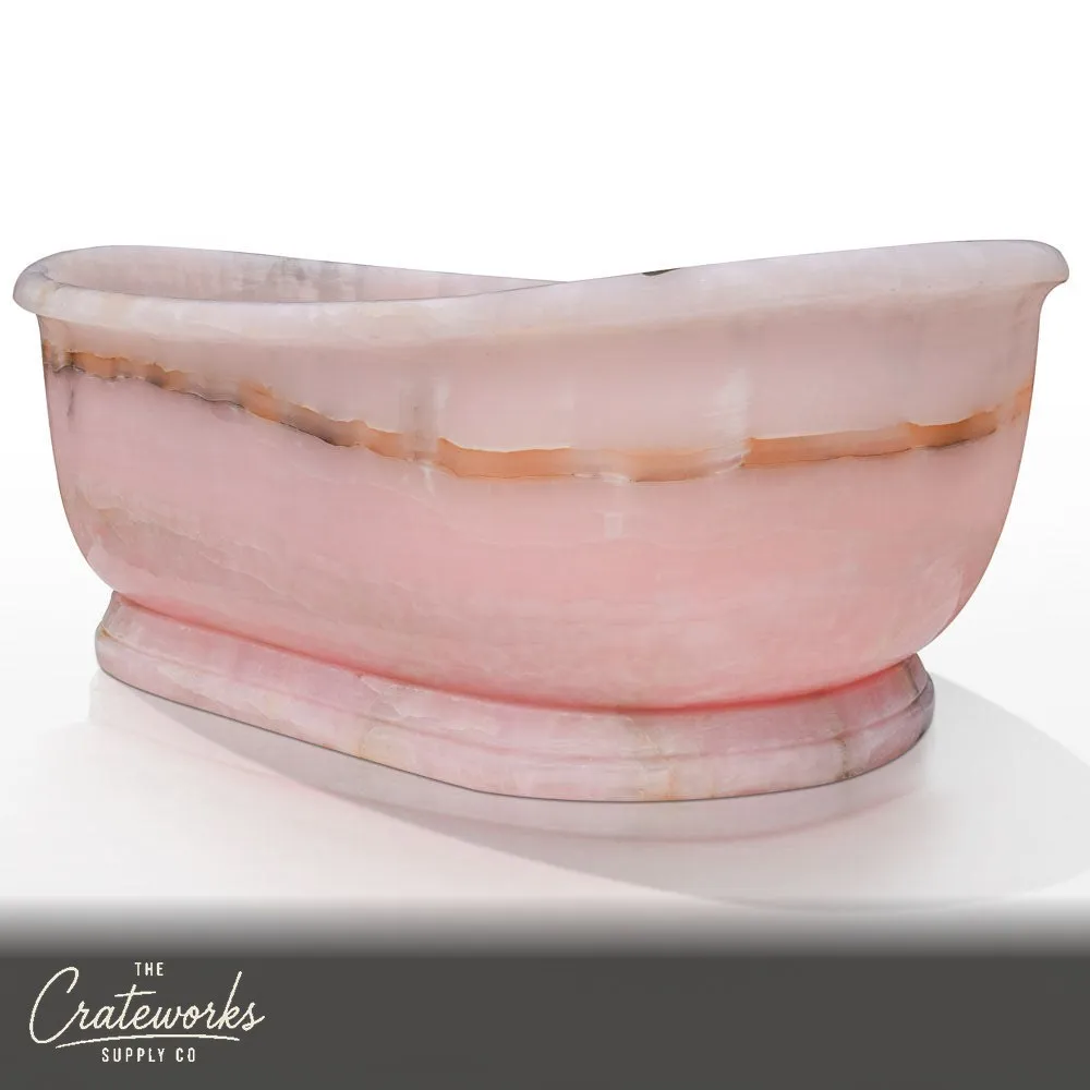Rose Quartz Bathtub - Custom Design by