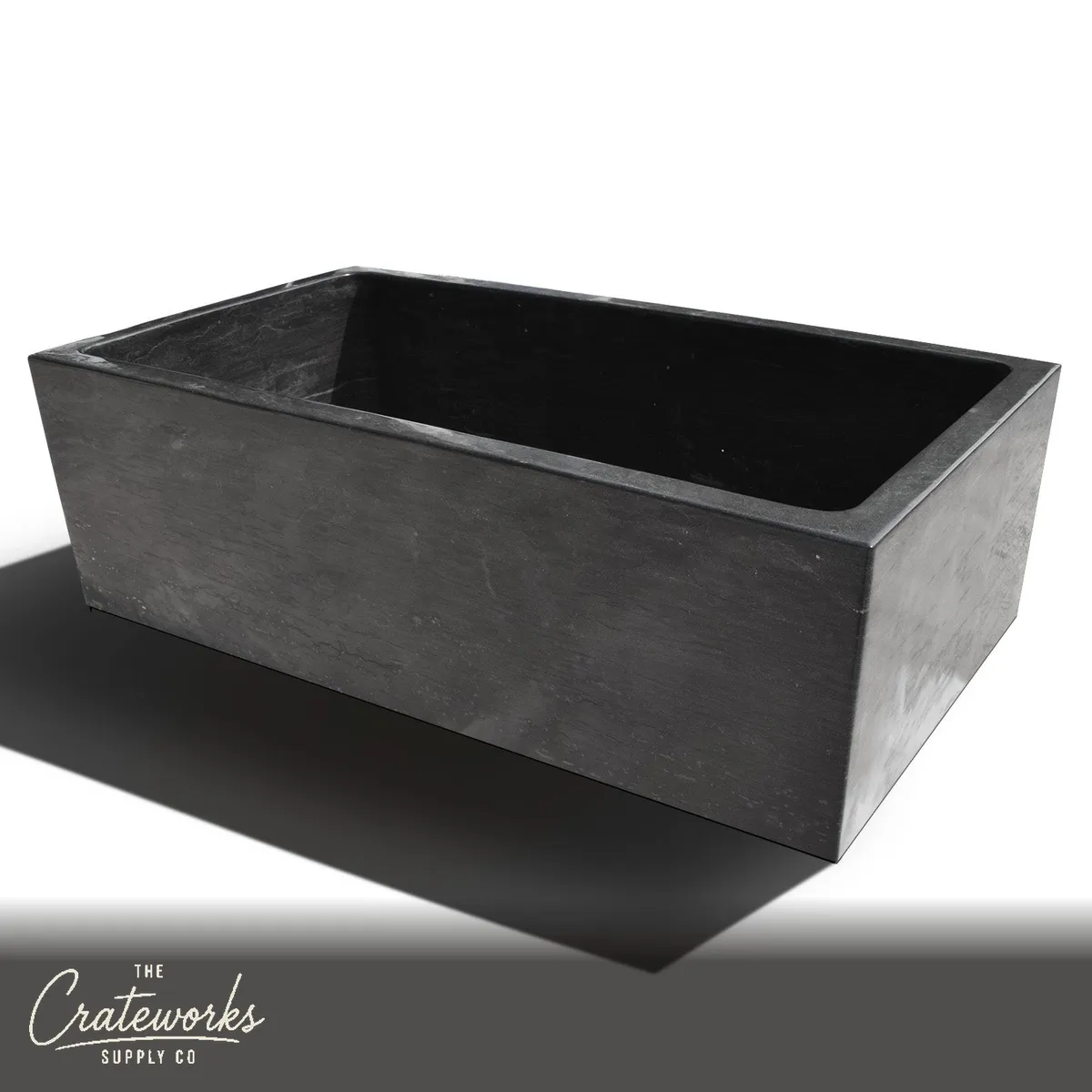 Stone bathtub Freestanding Rectangular bath