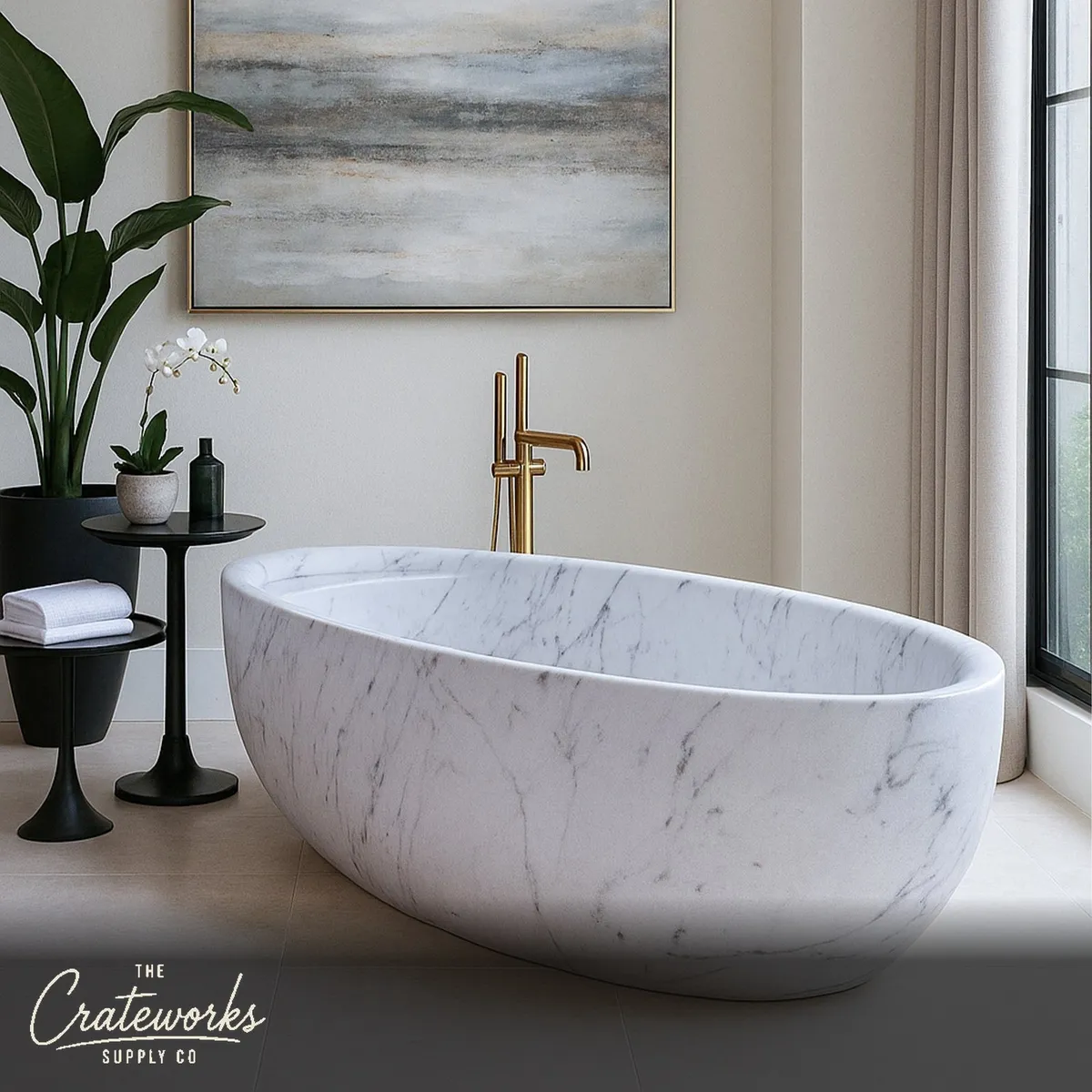 Stone tubs for 2 persons