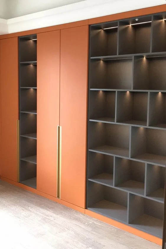 Aluminum-Frame Pole-Handle Door, in the room 1