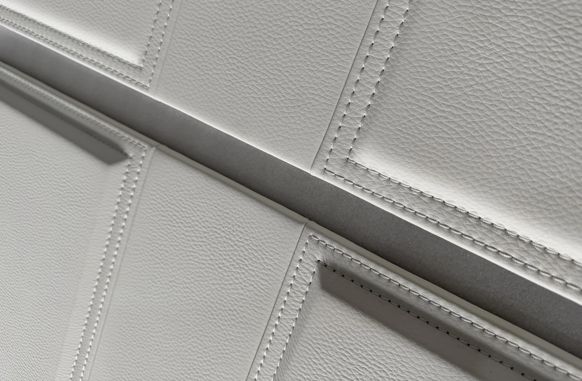 Quilted Grid-Panel Door