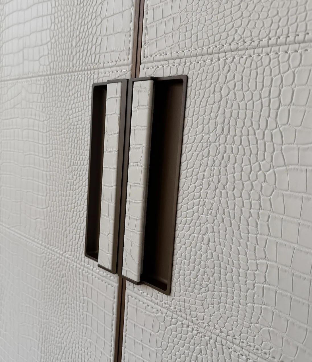 Crocodile-Embossed Door