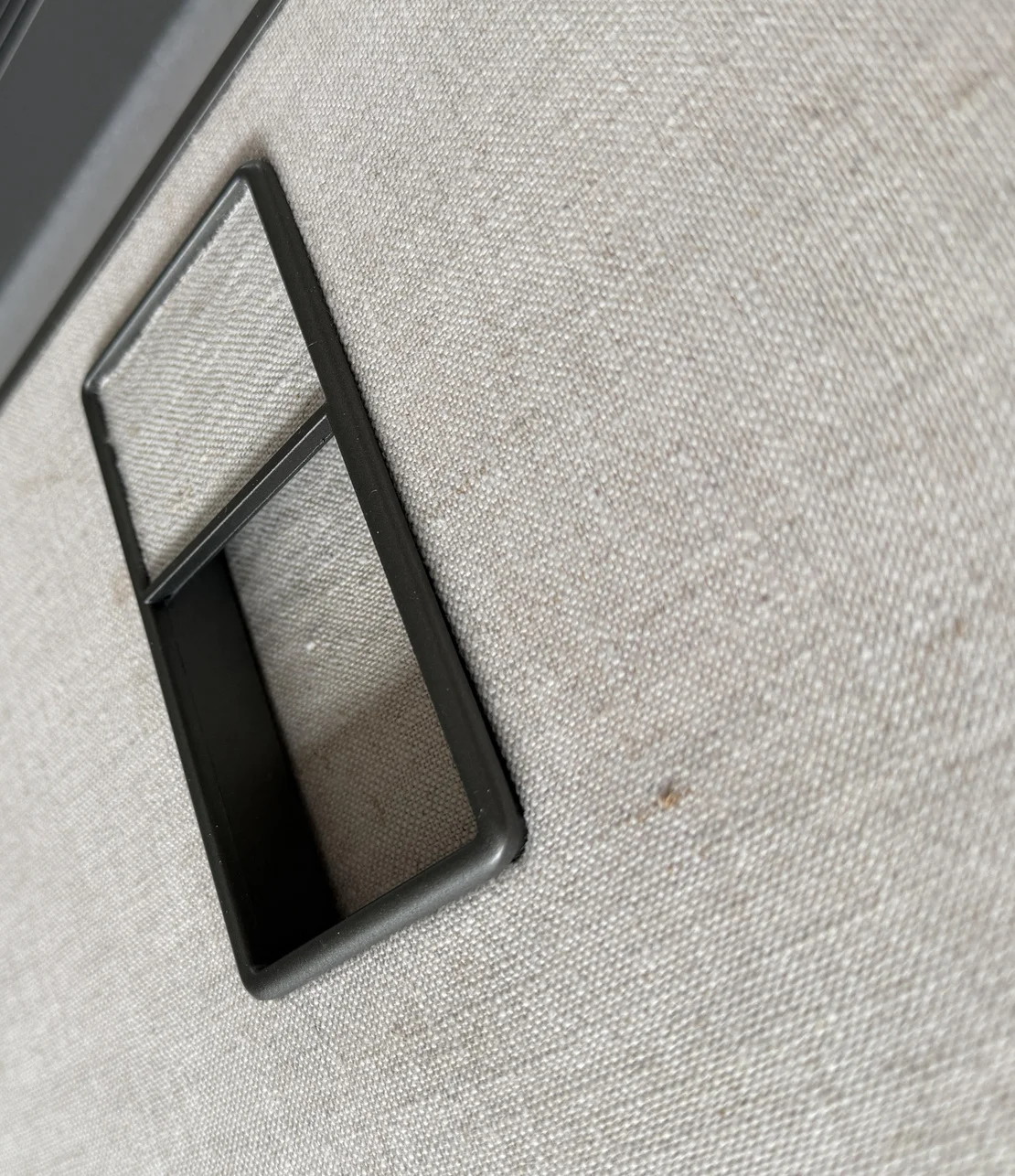 Linen-Faced Door, detail 2