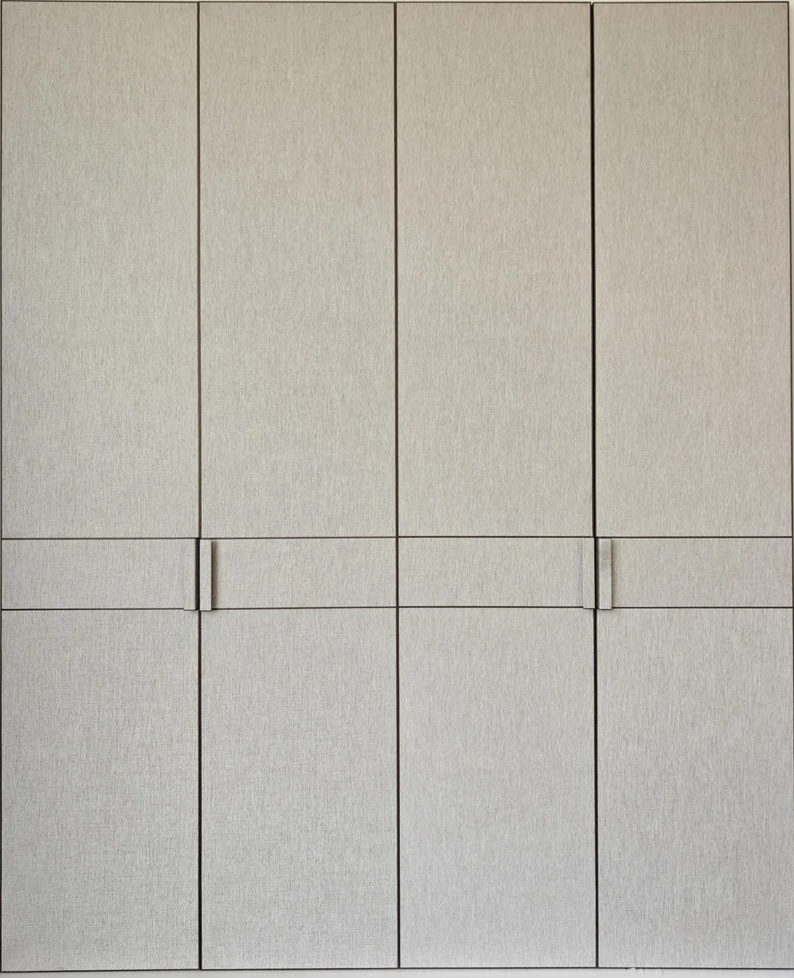 Linen-Faced Door, detail 8