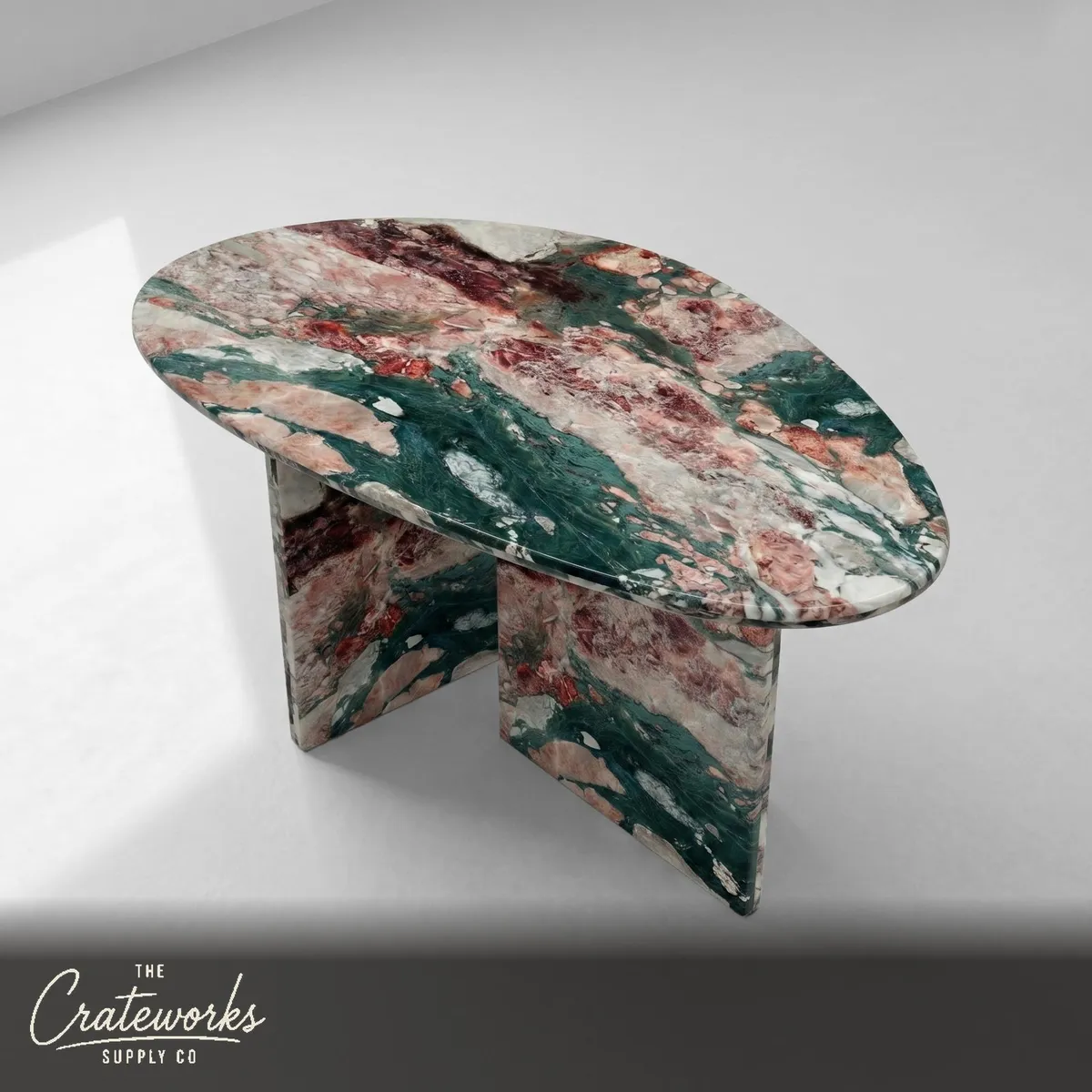 Four Seasons Marble Coffee Table - Pebble