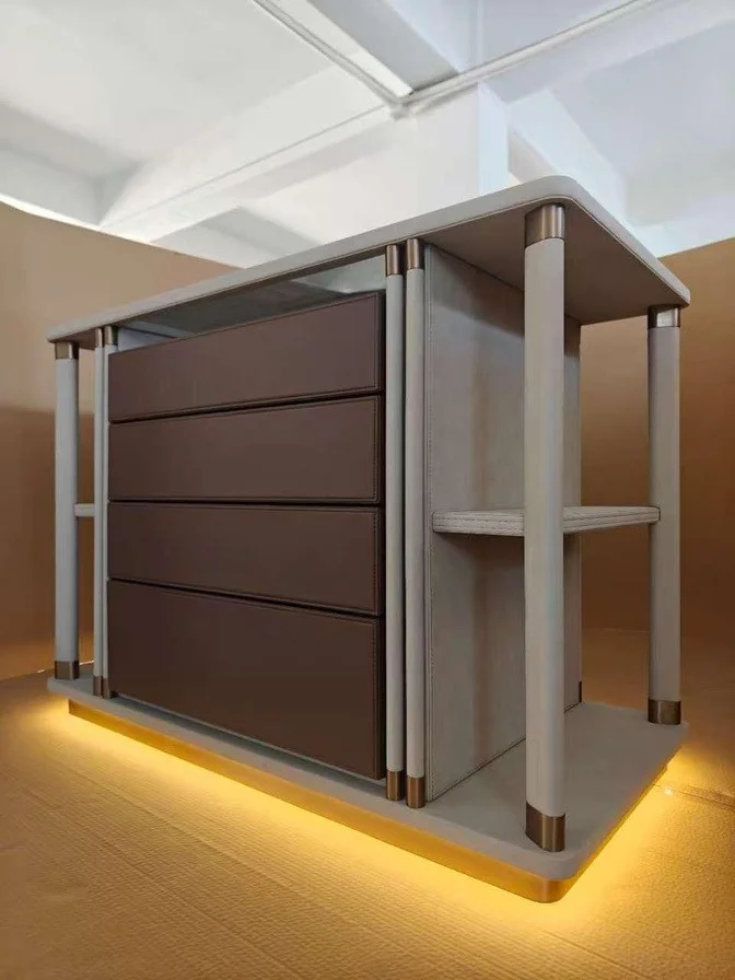 Open-Frame Rectangular Island