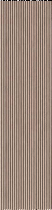 Bullnose Slat Wall Panel, Wide Profile