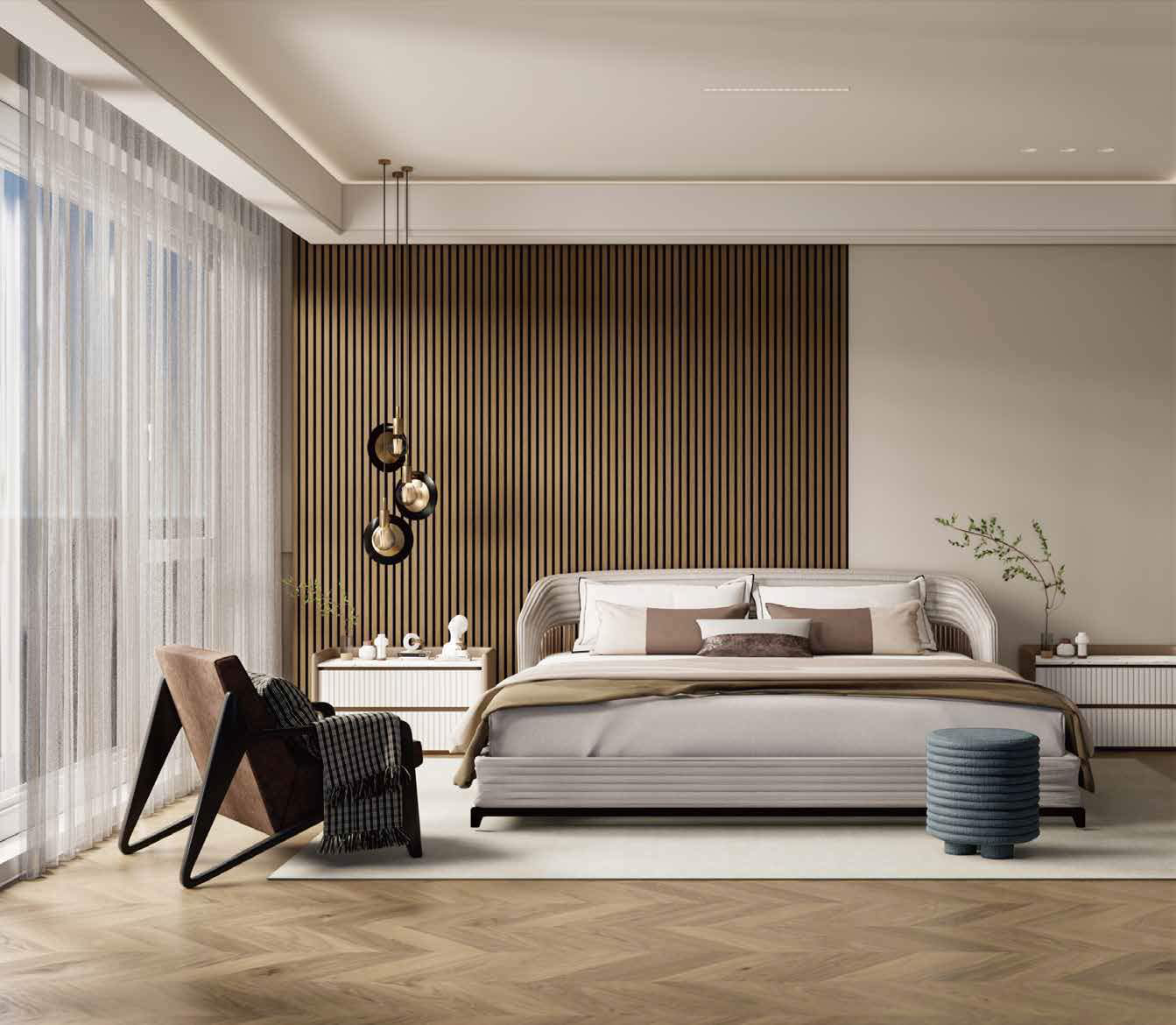 Straight Slat Acoustic Wall Panel