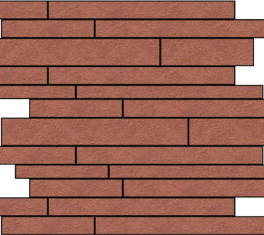 Brick-Look Wood Slat Panel