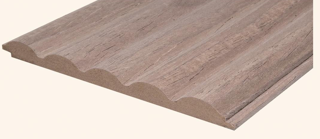 Solid Half-Round Slat Panel