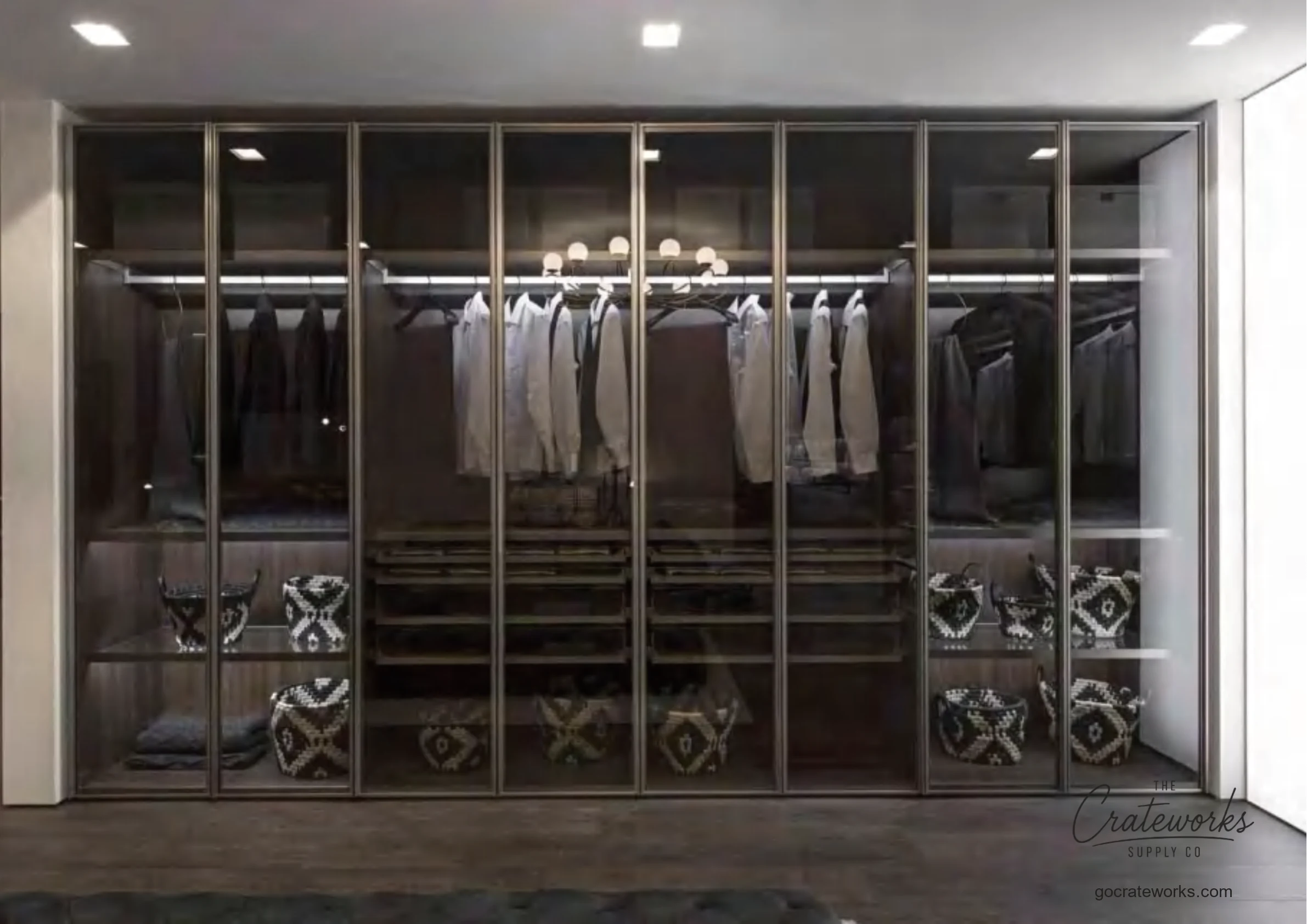 Hinged-Door Wardrobe System, detail 1