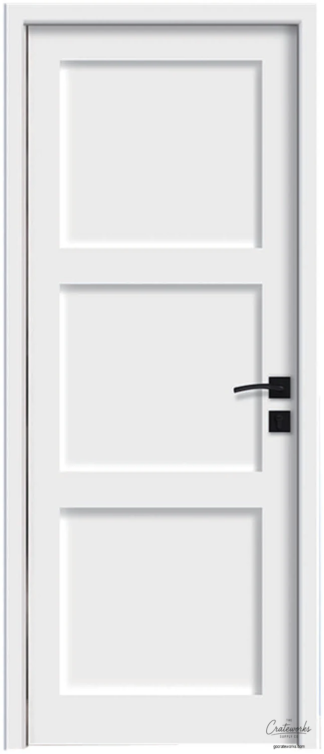 Shaker 3-Panel Interior Door