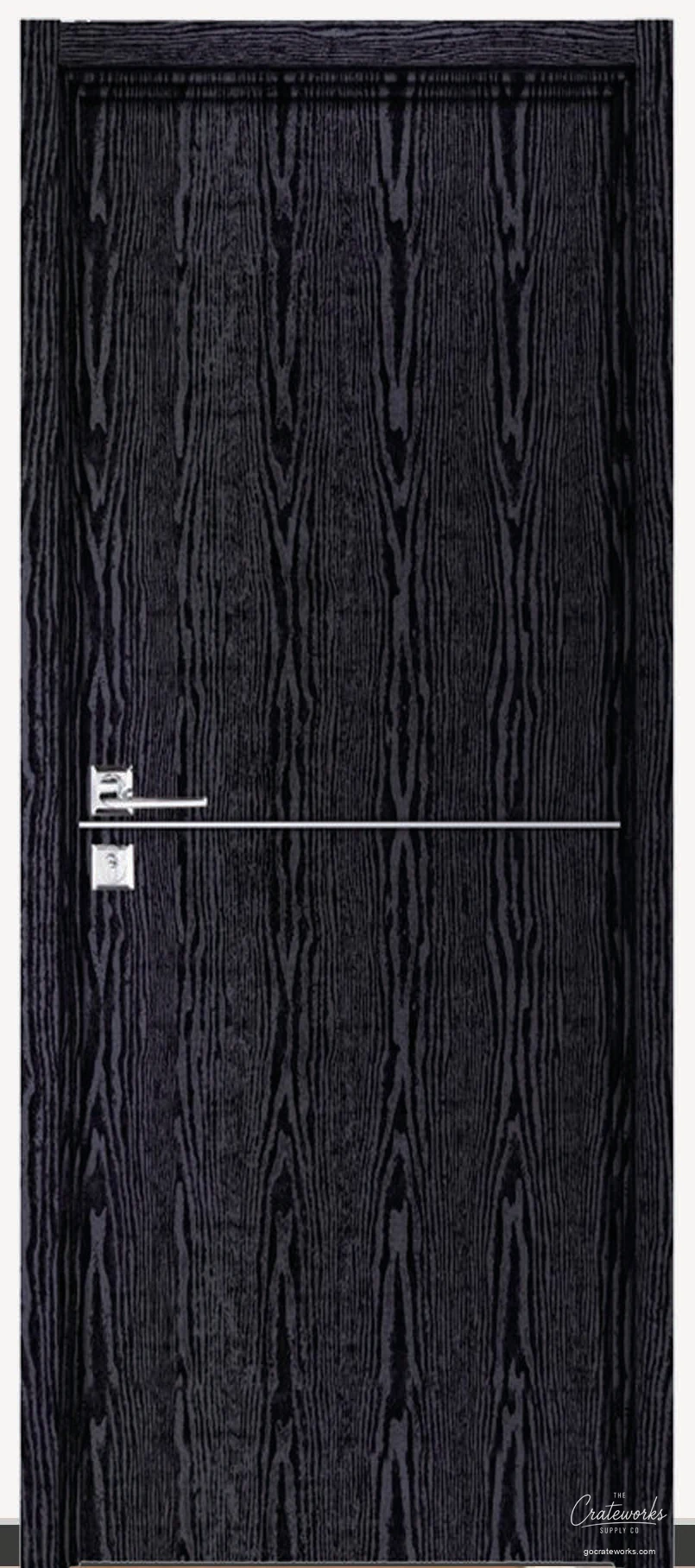 Flush Interior Door with Horizontal Reveal