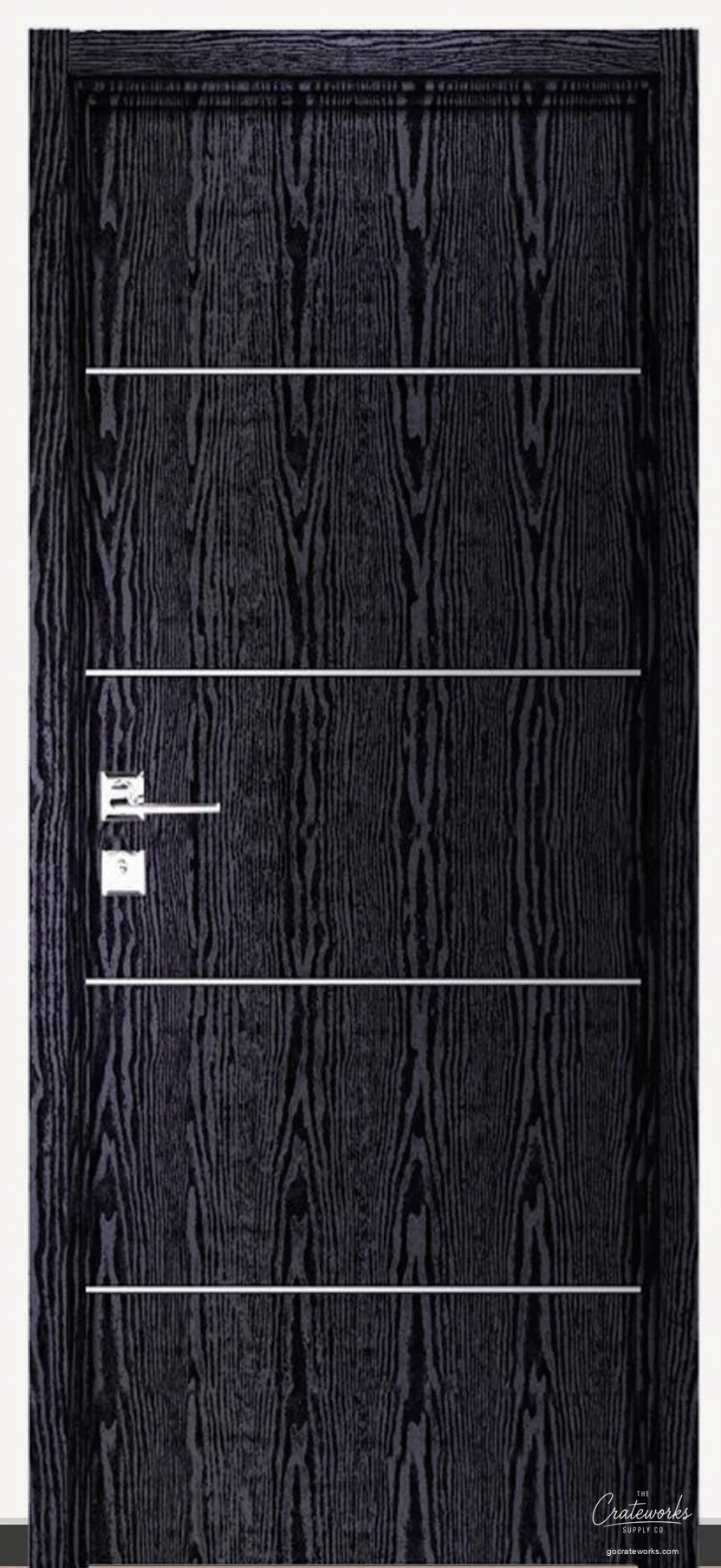 Flush Interior Door with Horizontal Reveals
