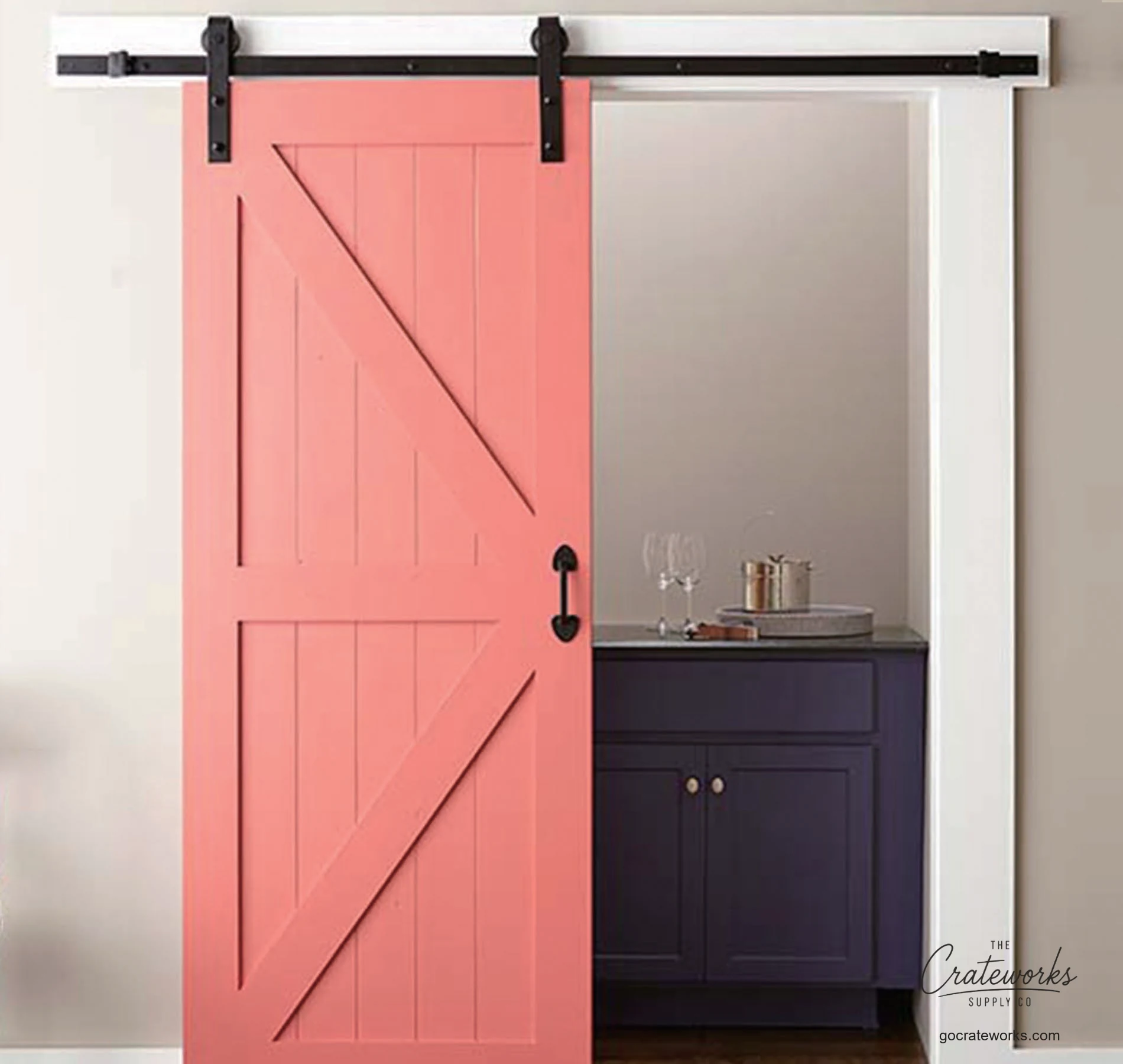 Sliding Barn Door, K-Brace Plank