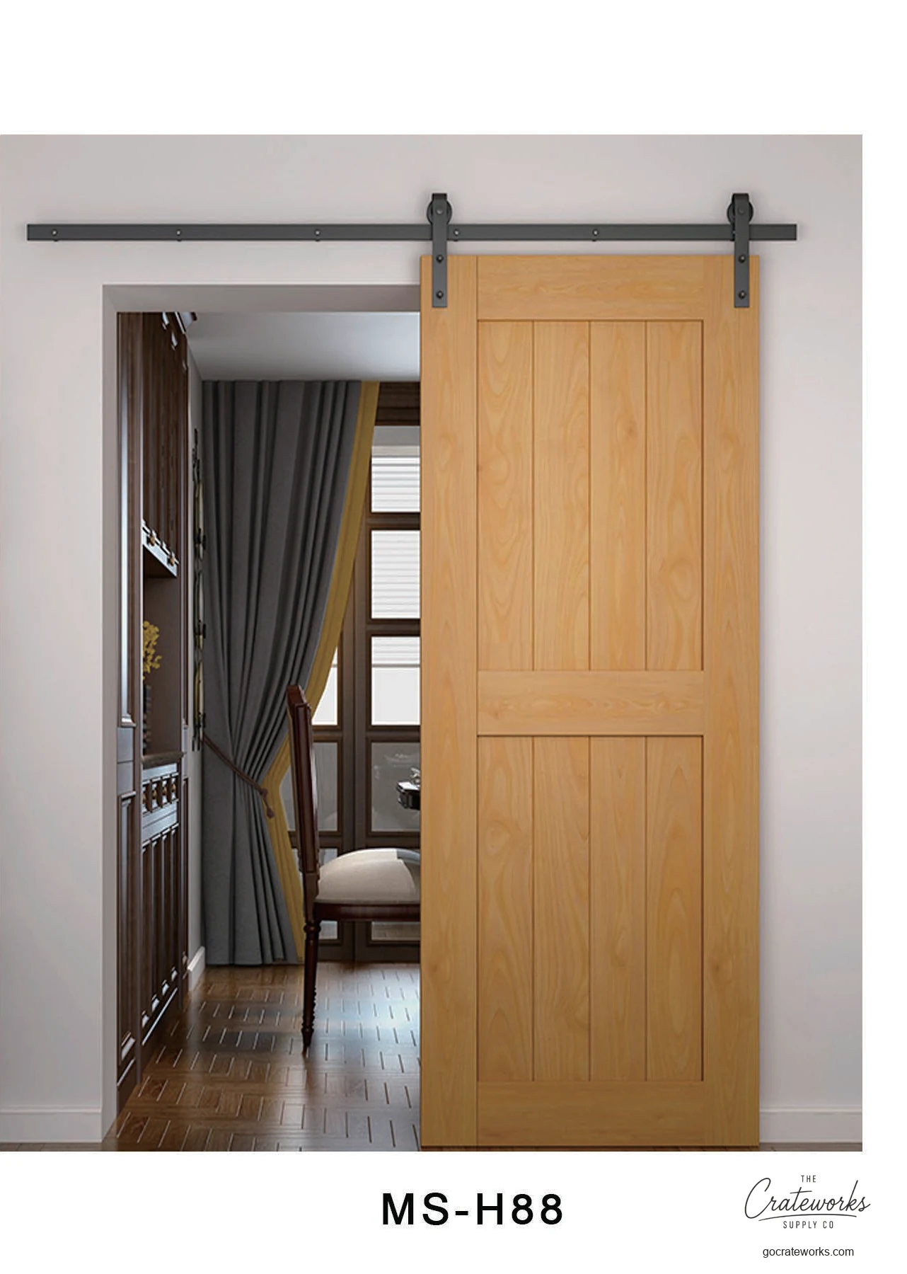 Sliding Barn Door, K-Brace