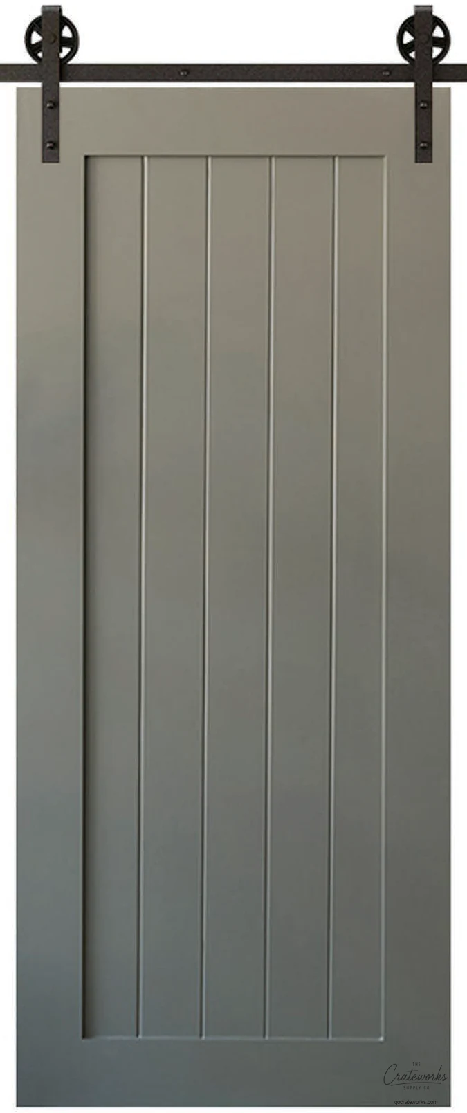 Sliding Barn Door, Vertical Plank