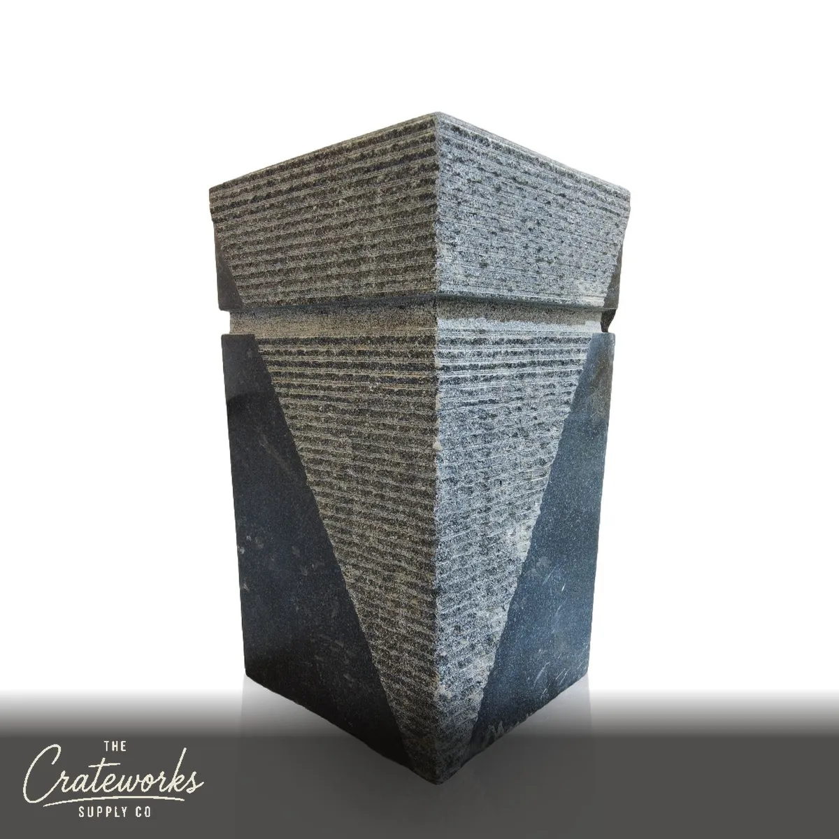 Black Marble Petite Pedestal Sink