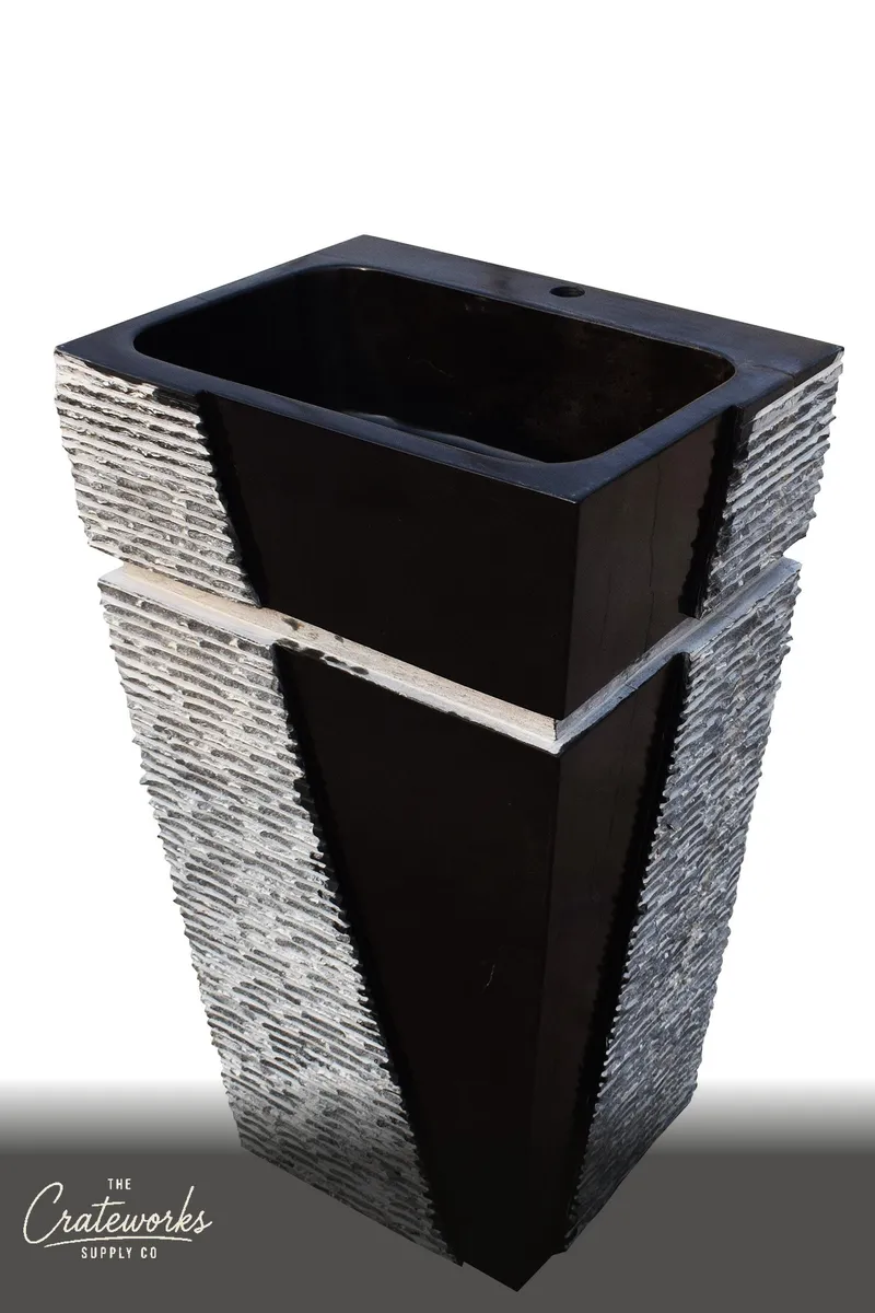 Modern pedestal sink