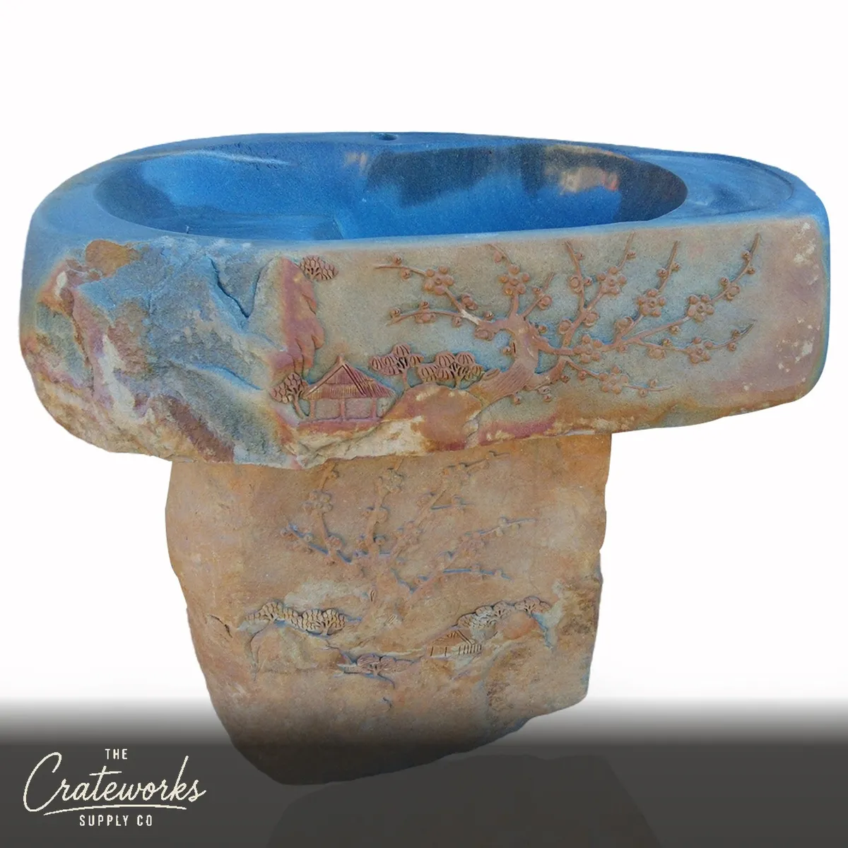 Marble Wash Basin With Pedestal