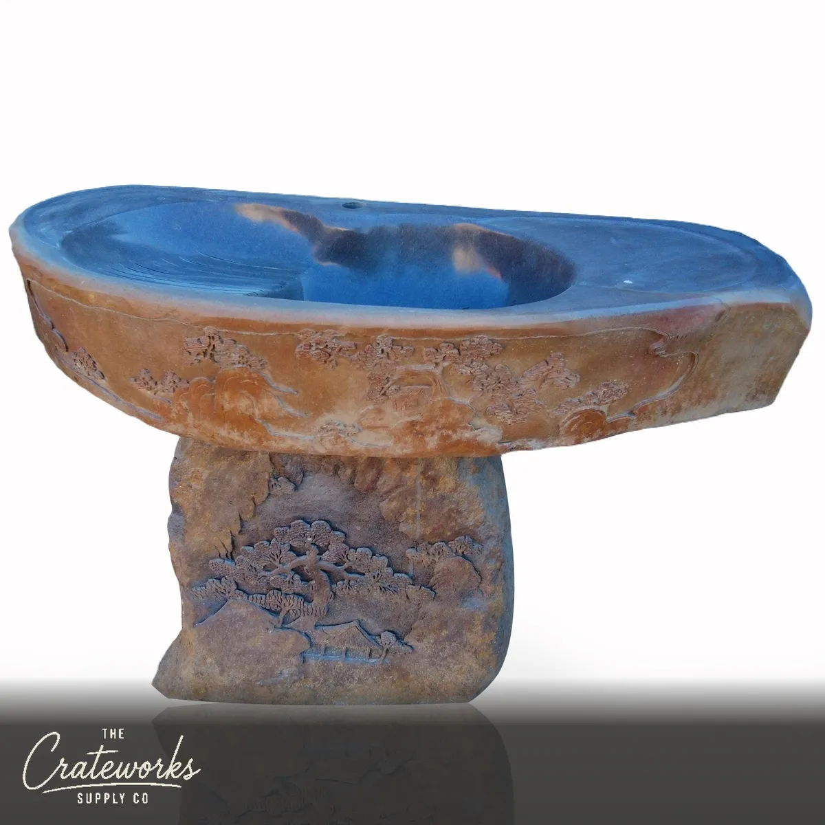 Natural Stone Pedestal sink
