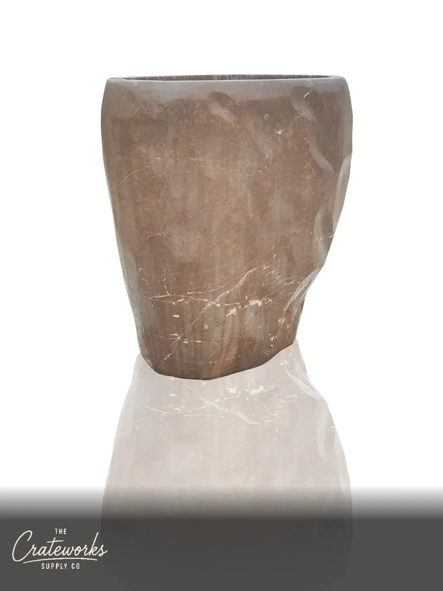 Natural Stone Pedestal Sink 32" Tall