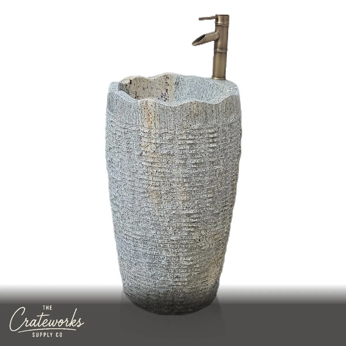 White Pedestal Sink