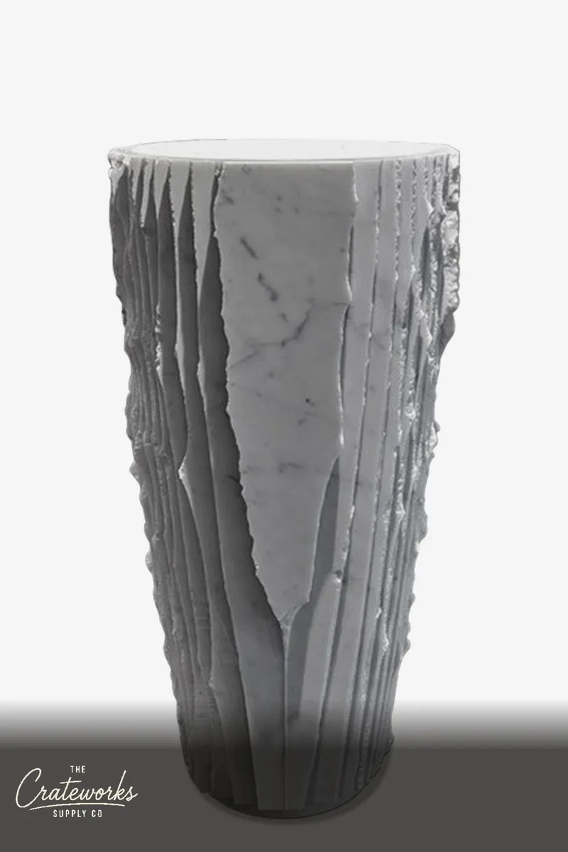 Modern design Stone Pedestal sink