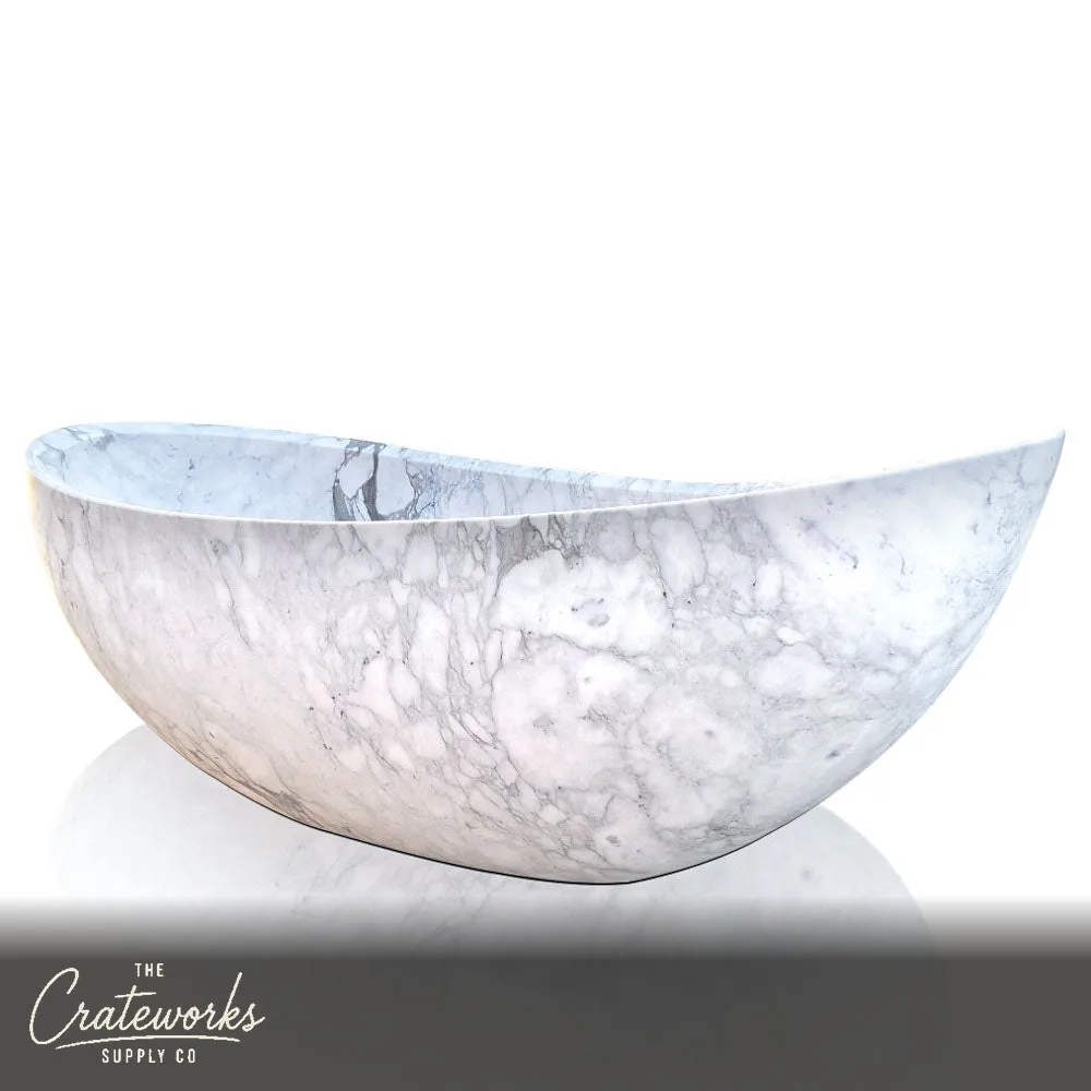 Stone tub custom made by natural marble