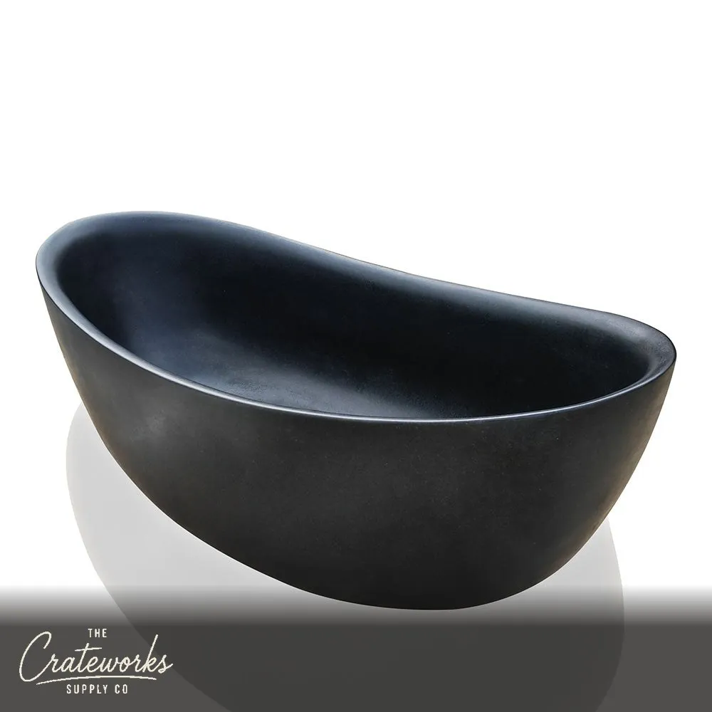 Granite Bathtub hand-carved from natural black granite