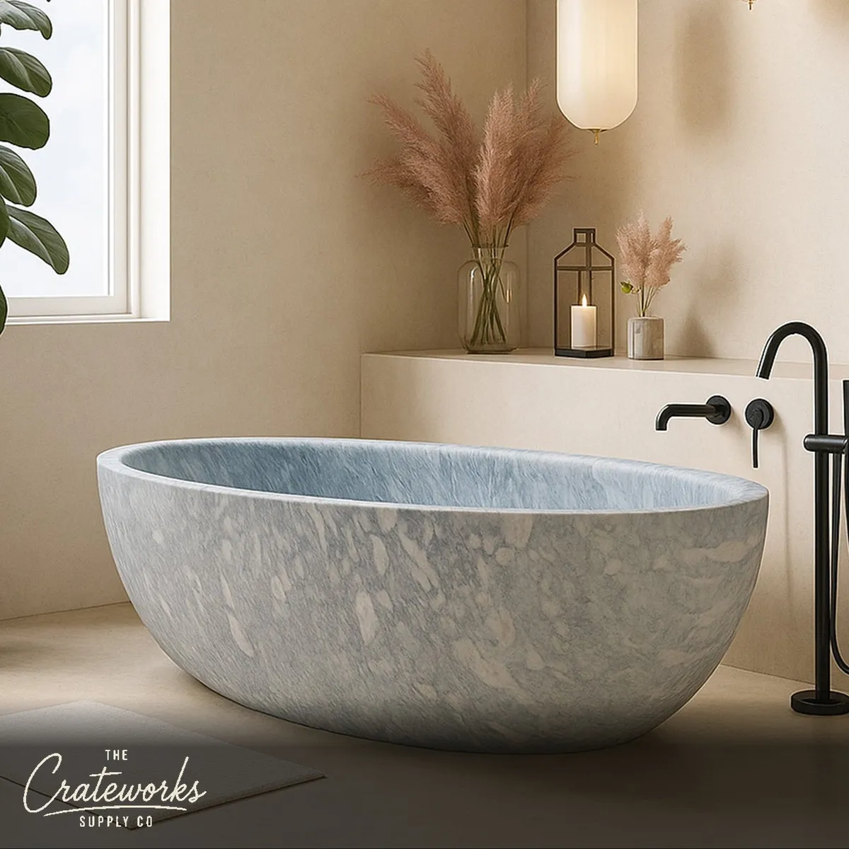 Marble Bathtub made of Carrara Marble